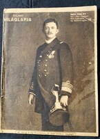 1922 IV. KÁROLY MAGYAR KIRÁLY ELHUNYT HALÁL GYÁSZSZÁM GYÁSZ Tolnai Világlapja