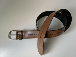 Bőr öv - barna - 1
