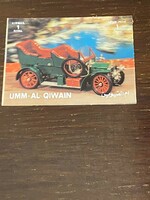 Arab feliratos autós kártya.Mérete: 6x8 cmSzép,új állapotban.UMM AL QIWAIN