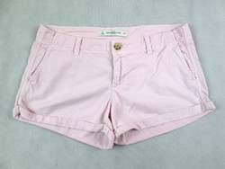 EREDETI ABERCROMBIE&FITCH (W25) NŐI RÓZSASZÍN PUHA FARMER RÖVIDNADRÁG