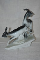 Kolozsvári porcelán hegyi kecskék ( sérült )  ( DBZ 0062 )