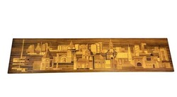 Radványi Kálmán : Miskolc intarziakép 270cm - 05561