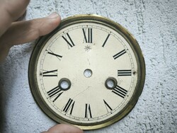 Antik asztali, fali óra szàmlap réz ring.Junghans jelzés 100 éves legalább
