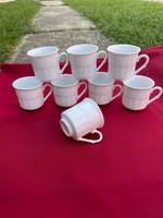 Gyönyörű fehér porcelán kávéscsészék csésze gyűjtői nosztalgia darab