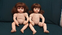 Együtt, vagy külön eladó 2 db élethű reborn jellegű baba, játékbaba