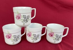 Alföldi Porcelán füles rózsás   kakaós bögre  falusi paraszti gyűjtői nosztalgia darab