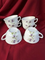 Gyönyörű teáscsészék  teáscsésze  viràgos bögre falusi paraszti gyűjtői nosztalgia darab