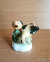 Bodrogkeresztúri kerámia madár pár figura - 13 cm (po-1)
