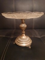 Art Nouveau Antique Silver-Plated Centerpiece Dish