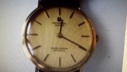 Universal 18 karat solid gold watch - micro rotor automatic