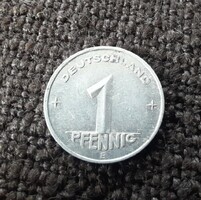 NDK 1 pfennig 1952 E . Ritka