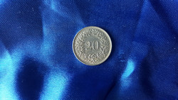 1964 Svájc 20 Rappen  VF