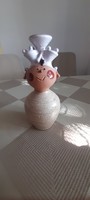 King Named Candle Holder and Vase by Györgyi Beke