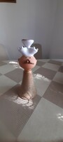 King Named Candle Holder and Vase by Györgyi Beke