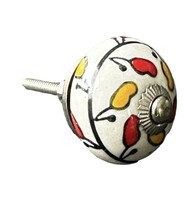 30105 Vintage stílusú porcelán bútorgomb