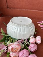 21 cm  Gyönyörű  Zsolnay Hungária fehér  porcelán pogácsástál tál pörköltes levesestál nosztalgia