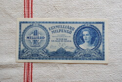 Egymilliárd Milpengő 1946 EF+