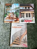 Koszó József könyvei: Lépcsők, Ablakok, Ajtók (1987-1989.) - 3 db