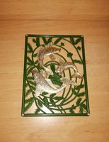 Retro plasztik halas falikép konyhai dekor - 18*24 cm (b)