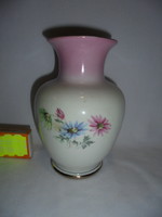 Hollóházi virágos váza