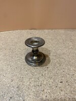 Vastagon ezüstözött szecessziós, gyertyatartó, 6 cm-es. 6061