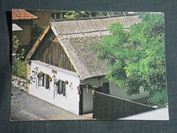 Képeslap,Kiskőrös, Petőfi szülőháza ,múzeum látkép,részlet, 1987-