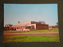 Képeslap, Kapuvár, Rábaközi művelődési központ, látkép,részlet, 1974-