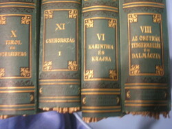 N8 Monarchiából 4 db lexikon forrásanyag 1892 RÉVAI kutatásokhoz Tirol,Csehoszág,Karinthia  Dalmácia
