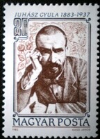 S3562 / 1983 Juhász Gyula bélyeg postatiszta