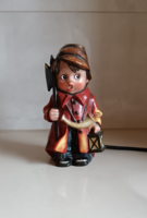 Hummel porcelán lámpa
