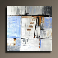 Architecture - 90 x 90 cm Abstract painting