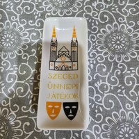 Drasche Ritka Szegedi Ünnepi Játékok Tálka