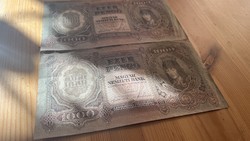 1000 pengő 1943 (2 darab)