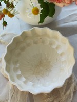 Antik pudingforma, fajansz zselé forma ,antique jelly mold