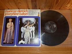 Marlene Dietrich - Josephine Baker - LP Bakelit vinyl hanglemez