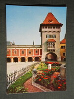 Képeslap,Kőszeg,Hősök kapuja tornya,park,utca látkép,részlet, 1967-
