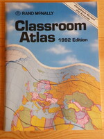 Rand McNally Commercial Atlas 1992 edition - full színes térkép -