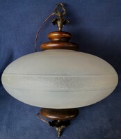 DT/422 – Retro, UFO üvegbúrás mennyezeti lámpa