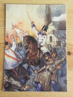 Than Mór the Battle of the Chapel detail postcard - post clear -