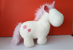 Eredeti NICI UNIKORNIS Theodor plüss egyszarvú ló 42 x 50 cm póni kabala figura EXTRA !!