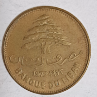 1972.  Libanon 25 Piaszter  (207)