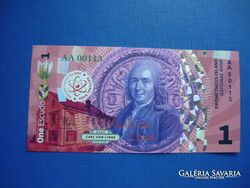 PROMÉTEUSZ-SZIGET / PROMETHEUS ISLAND 1 RUPEE 2020 VIRÁG MACSKA! RITKA FANTÁZIA PAPÍRPÉNZ! UNC!