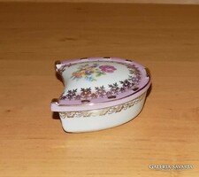 Martinroda porcelán Friedrich Eger & Co , PM porcelán aranyozott ékszertartó (28/d)
