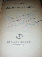 Dedikált Havas Fekete Gyula Az orvos halála