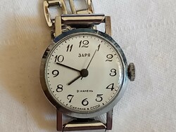 Watch wristwatch 013 - zaria 21 jewels mechanical wind-up retro 23mm zarja