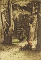 1S182 Komjáti-Wanyerka Gyula : "Rőzseszedő" 1937