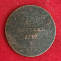 1782. II. József (1741-1806)  1 krajczár (294)