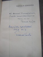 Különleges DUPLA DEDIKÁCIÓVAL Passuth László Nápolyi Johanna