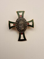 I. Világháborús zománcozott 1914-1915 hadsegélyező kereszt jelvény militária