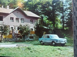 Salgótarján Salgó turistahàz+ Wartburg kèk /Tusritahàzak blokk/